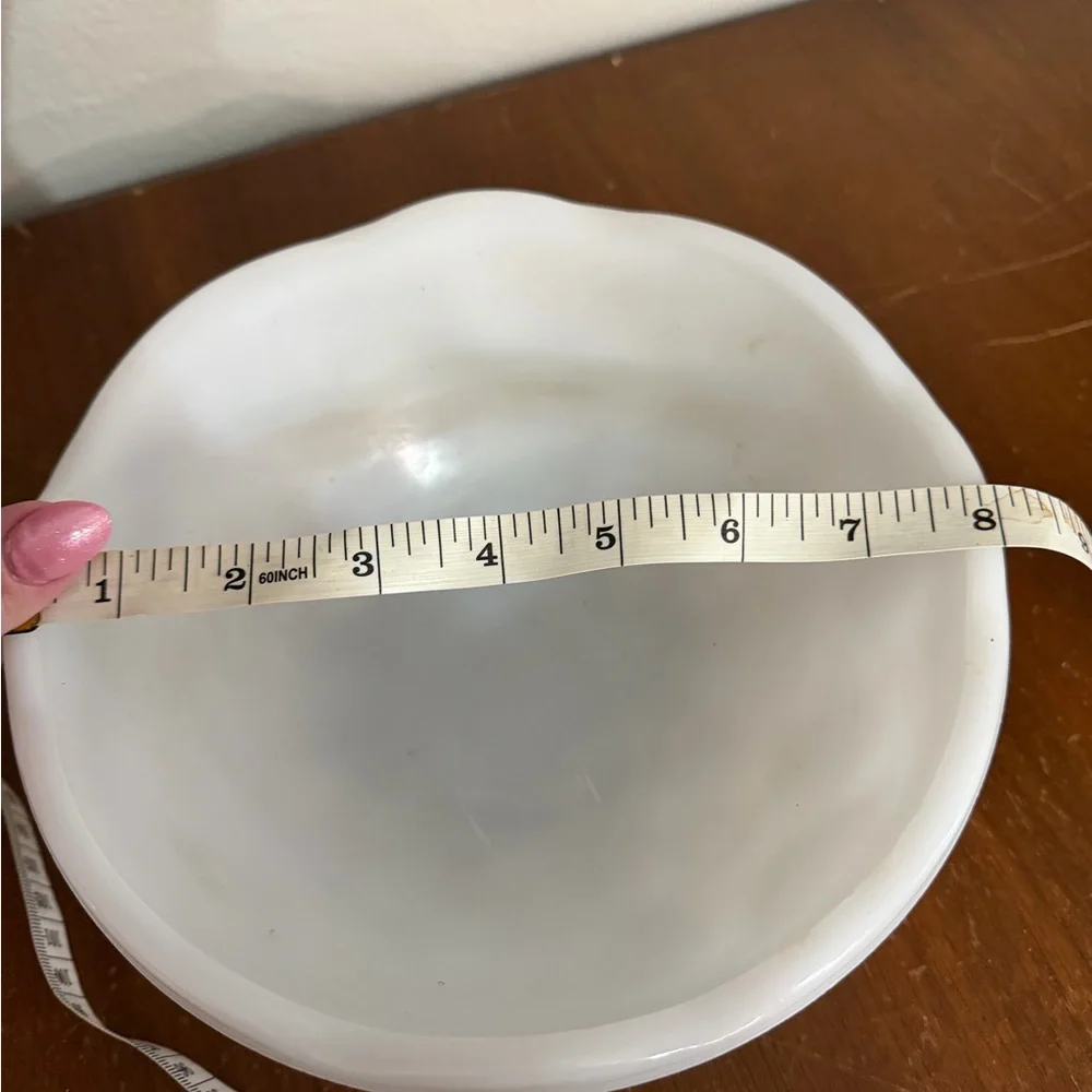 Vintage Toltec by‎ McKee - Milk Glass Bowl